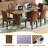 Double Robust Flutted Pedestal Dining Table Set-112473207-112803881