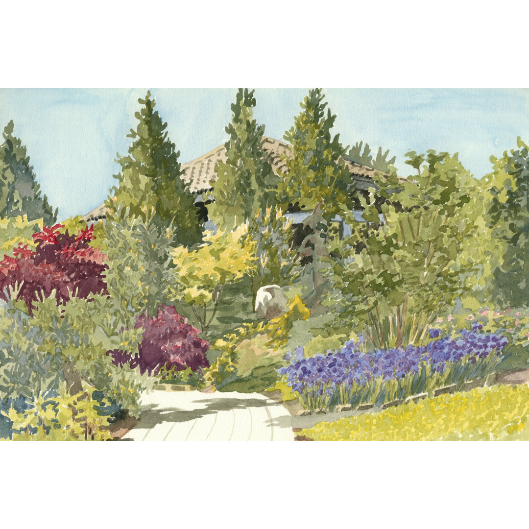 Leinwandbild Aquarelle Garden IX von Dianne Miller