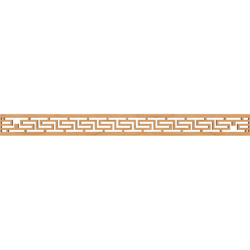 Moulure d'ossature en forme de tule l 46 3/8 po x H 4 po x T 3/8 po, érable, Érable, H 4 po x l 46,375 po x P 0,375 po