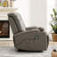 Fauteuil inclinable électrique en cuir PU Power Massage Manhasset