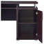 Bureau d'ordinateur à 2 tiroirs Rochelle Cappuccino avec rangement compact, parfait pour les petits espaces et les postes de travail modernes-1257329886