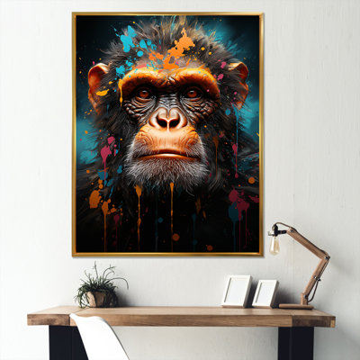 Popart art, graffiti sur toile