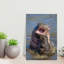 Hippopotamuses Swimming In Water Serengeti National Park Tanzania Africa by Todd Gustafson - Wrapped Canvas Print-1801027014
