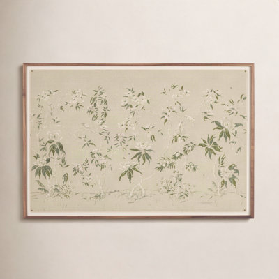 Nadine "Linen Chinoiserie" Painting