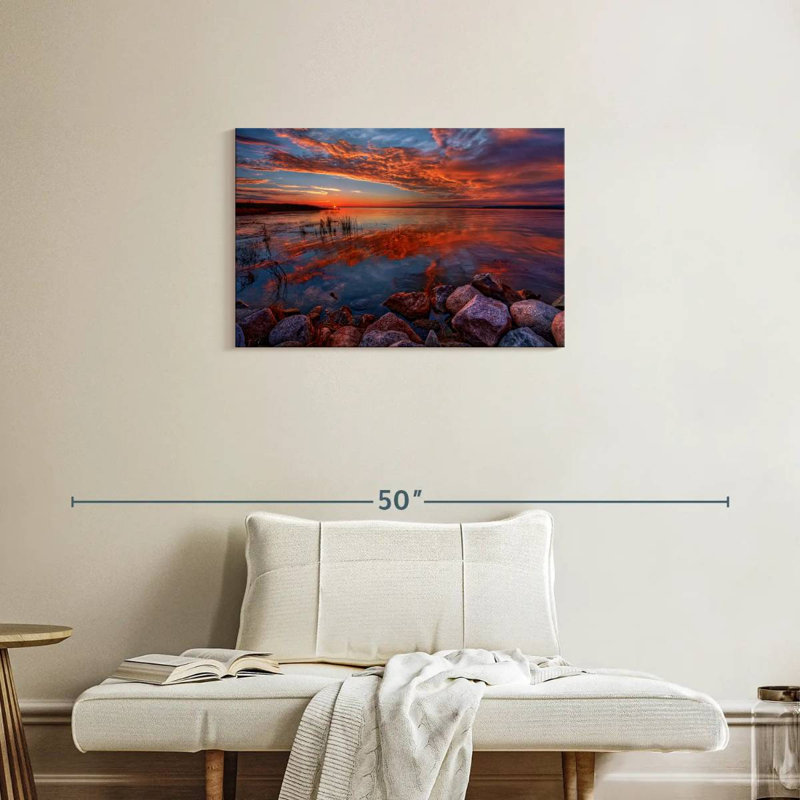 Alvord Rocky Shores Sunrise, H 20 po x l 30 po