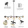 Kason Modern 7-Lights linear globe chandelier