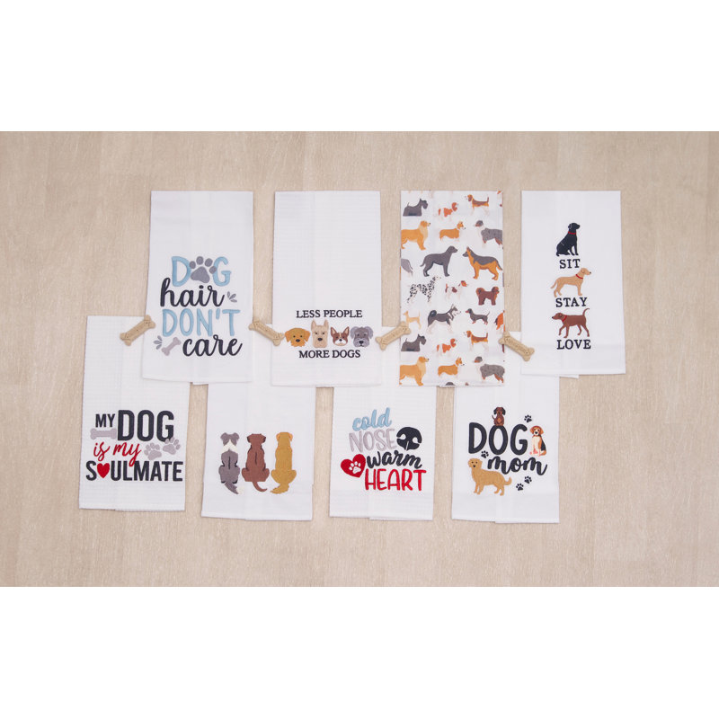 Débarbouillette de cuisine et de salle de bain Sit Stay Love Dog