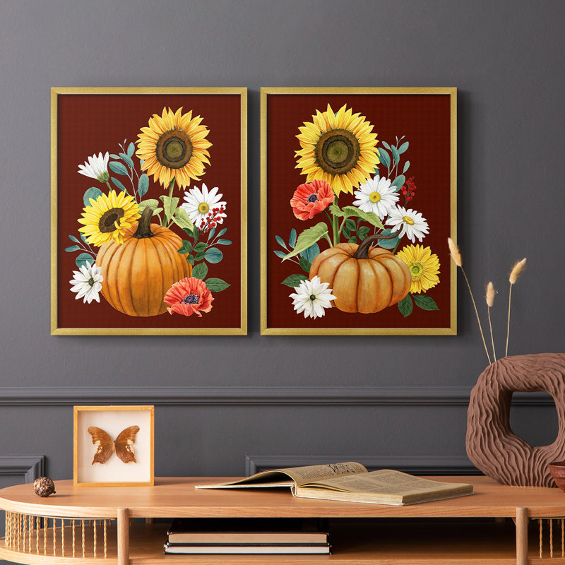 «Beautiful Fall I», reproduction encadrée de qualité supérieure - prête à être accrochée - aucun clou requis - aucun clou requis