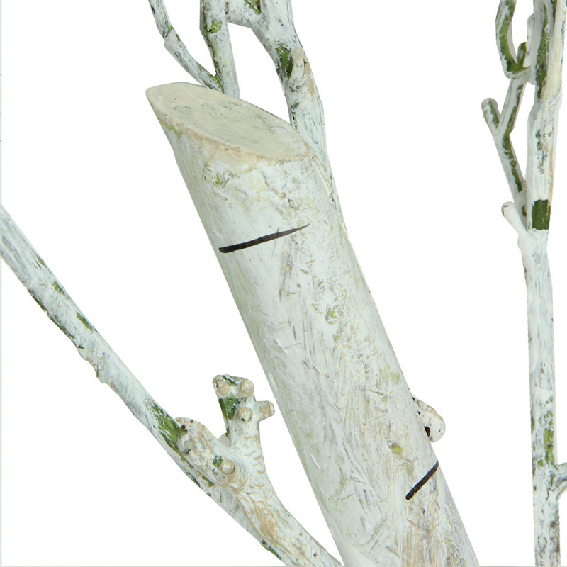 44" Gray Distressed Finish Artificial Crafting Display Tree Trunk