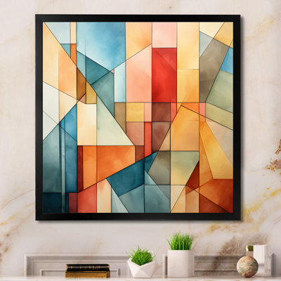 Cubism Experiment With Minimalist I - Cubism Canvas Prints