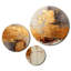 Golden Gleam VII - abstrait, collage, impression sur métal