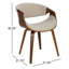 Fauteuil rembourré Bhavya-1644525372