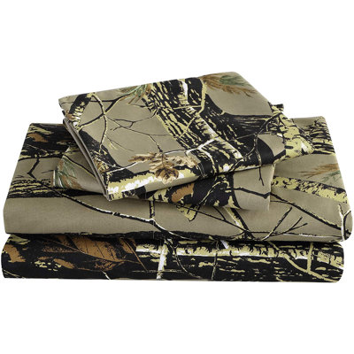 Microfiber Camouflage Sheet Set