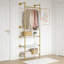 Abriannah 178cm H Wall Mounted Clothes Rack