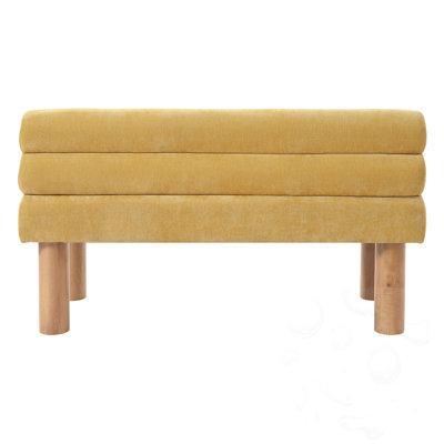 Upholstered Dining Bench With Back