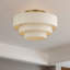 Très grand semi-encastré 4 lumières Ashani-122725080