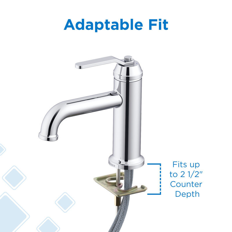 Robinet de salle de bain monocorps et monocommande Kinzie, Chrome