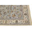 Tapis de couloir oriental Indo bleu clair et gris 2 pi 7 po x 8 pi Nain