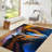 Elegant Non Woven Soft Type Printed Rug Featuring a Delicate Floral Design Ideal for Enhancing the Aesthetic Appeal of Your Living Room or Bedroom Space-126173260