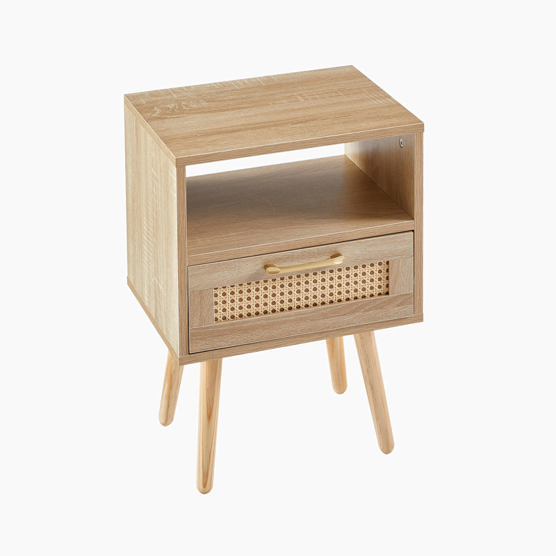 Table de chevet Slocomb, Naturel