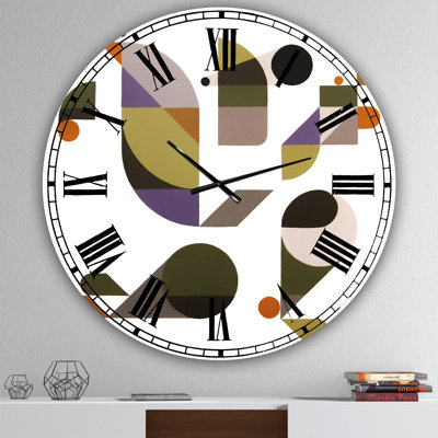 Horloge murale surdimensionnée Bend Knee
