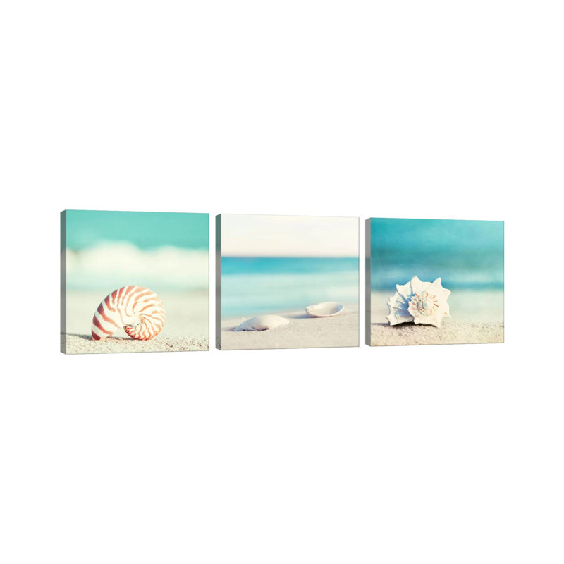 «Paradise Triptych», ensemble d'art mural sur toile tendue (ensemble de 3)