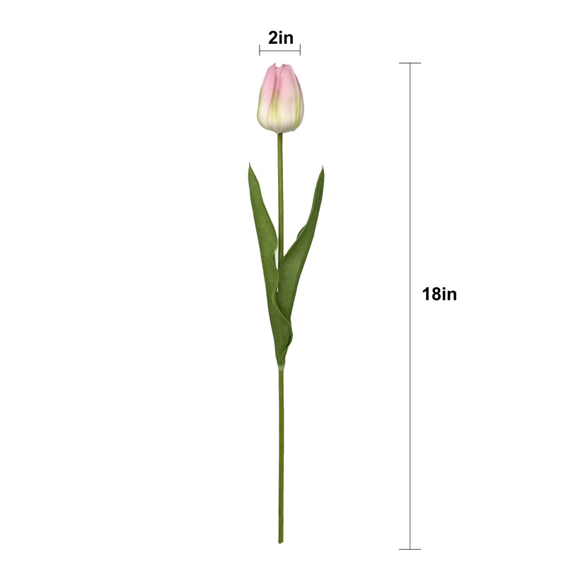 Tiges de tulipe Real Touch, Rose