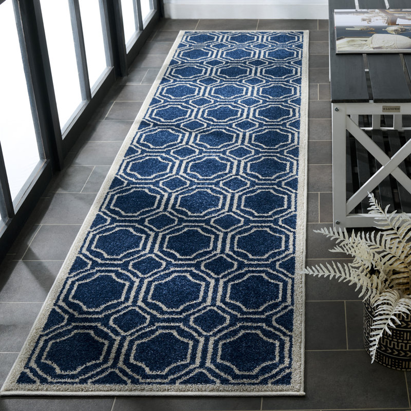 Amherst Performance Geometric Rug, Runner 2'3" x 9'