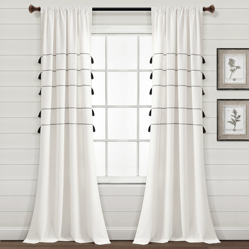Semi Sheer Pair, Ivory, 42" W x 95" L