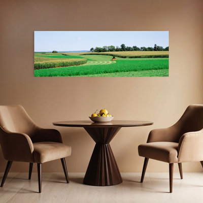 Harvesting, Farm, Frederick County, Maryland, Usa Abstract Contemporary Landscape Nature Wall Art
