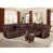 Burgundy Faux Leather