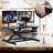 Adjustable Metal Base Computer Desk