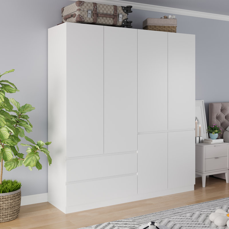 Armoire-penderie de 78,7 po Pennyann