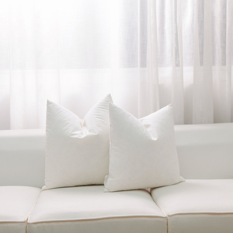 HUIHOME BASIC Solid Colour Pillow Insert, 24" x 24"