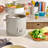 Bella 16 Cup Rice Cooker With Steamer, Oatmilk