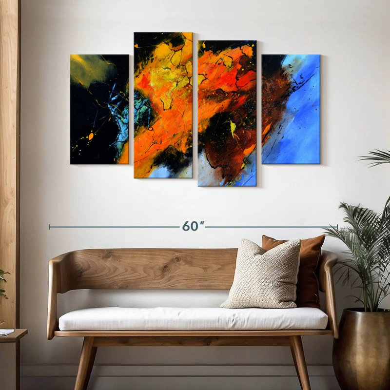 Avery Abstract Bullhead, 32'' H x 52'' W