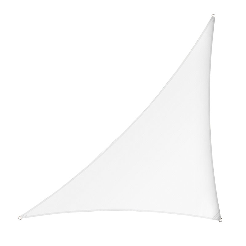Toile d'ombrage 200 UV Triangle, Blanc, 32 pi x 32 pi x 23 pi