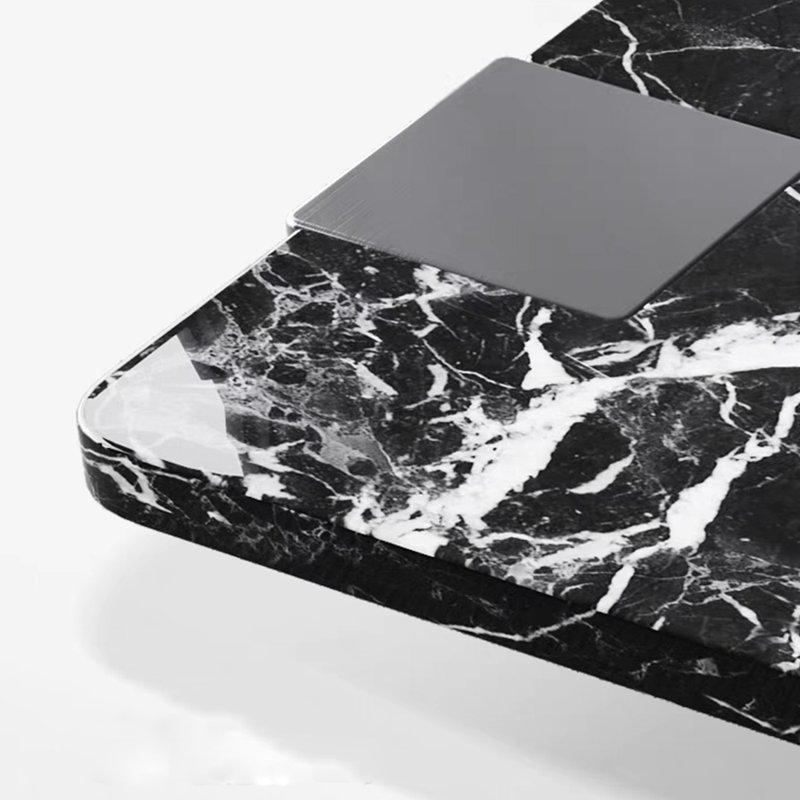 Minimalist light luxury marble coffee table