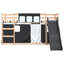 Inness Bunk Bed Themed Beds with Trundle Included-685701280-685701287-685701288