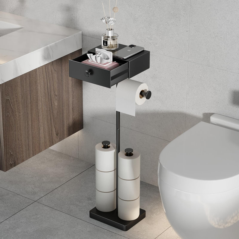 Porte-papier hygiénique avec tablette