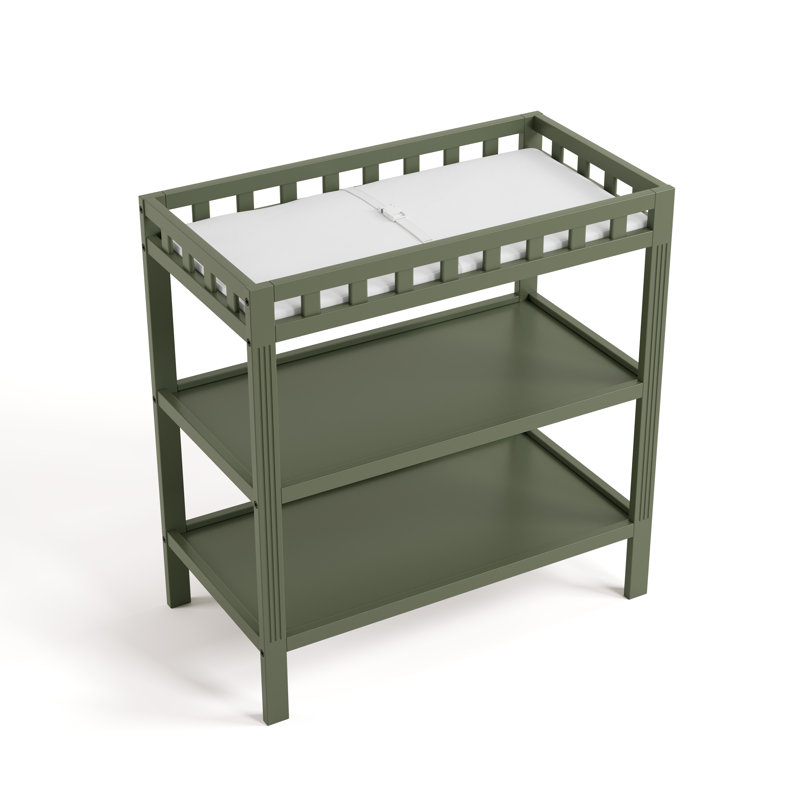 Table à langer avec coussin Morningside, Olive