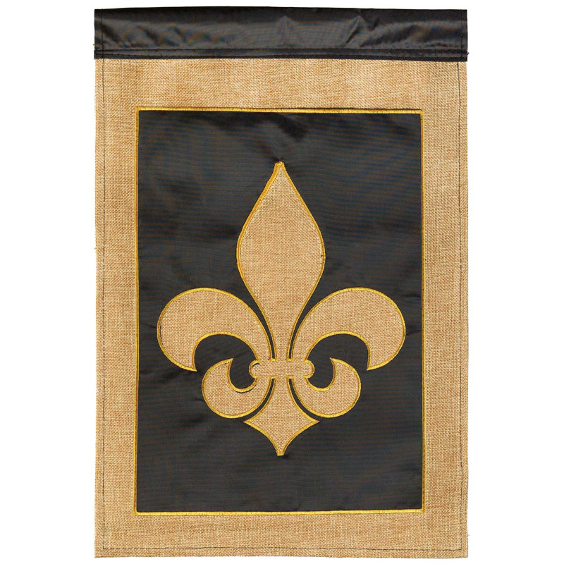 Drapeau de jardin en polyester Azniv, H 44 po x l 30 po