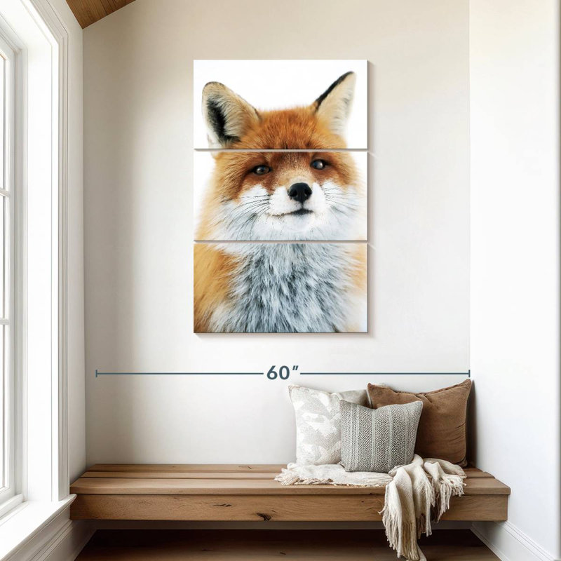 Brampt Fox Gaze, 45" H x 28" W