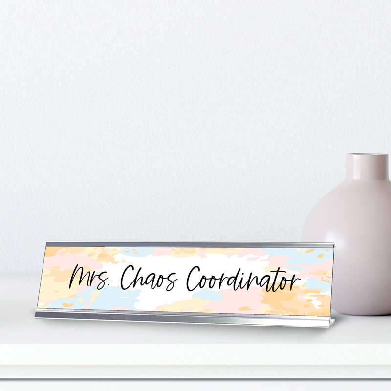 Assiette de bureau pastel en tissu clair