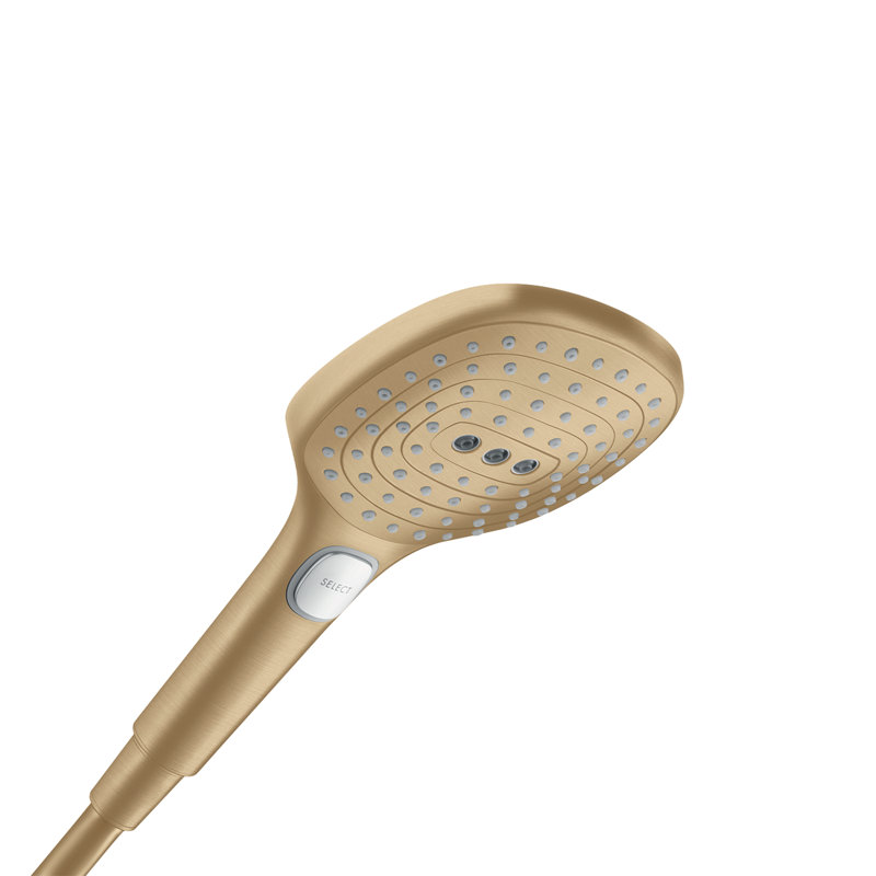 Pomme de douche à main multifonctionnelle Raindance HG Select 120, Bronze, 2,5 gallons par minute
