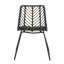 Chaise, 2 pièces avec 2 coussins, gris