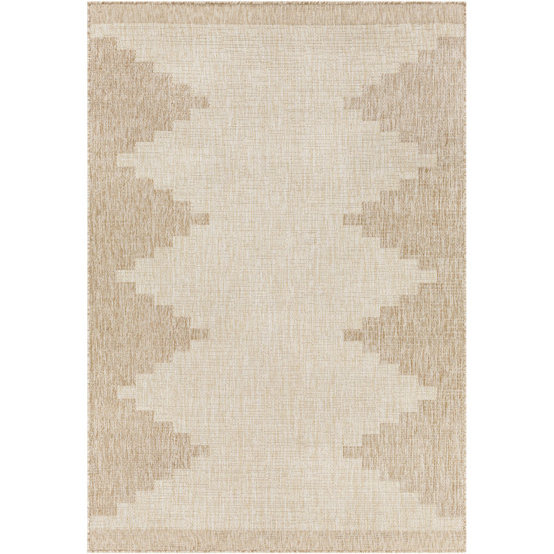 Marion Indoor & Outdoor Boho Beige Rug, Rectangle 200 x 275cm