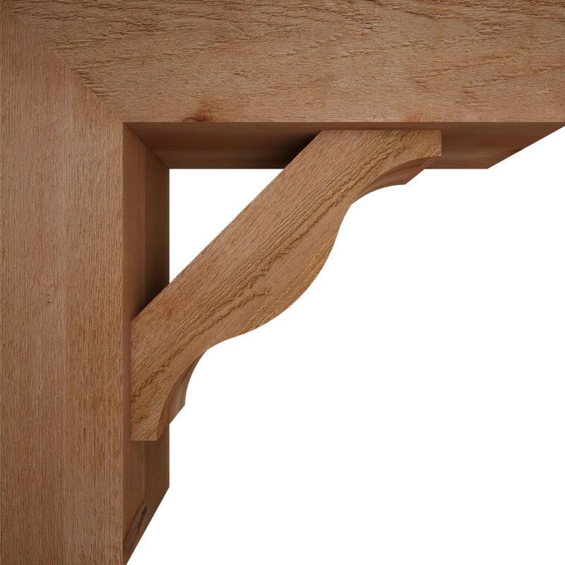 Support Funston Block avec support décalé, 28 po x 28 po, Cèdre rouge occidental de l 8 po (scié brut)