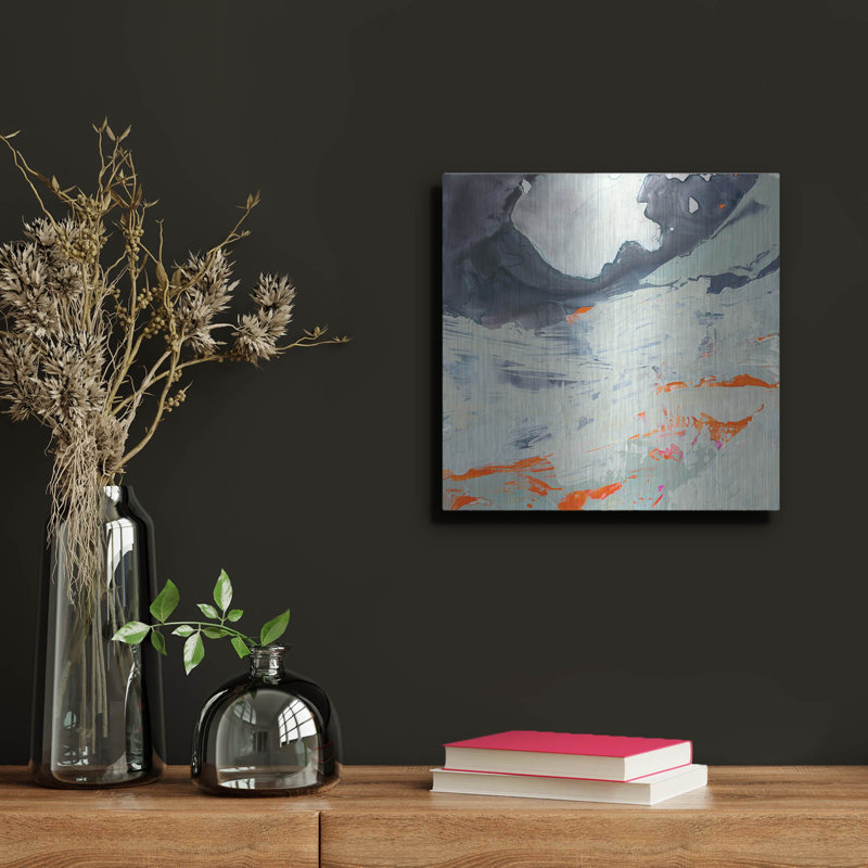 Luxe Poly Art «Polyphonic Sea II» par Victoria Bor «Polyphonic Sea II» par Victoria Borges, H 12 po x l 12 po
