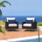 Sameko 2Pc Sunbrella Outdoor Motion Club Chars-100542053-100542051
